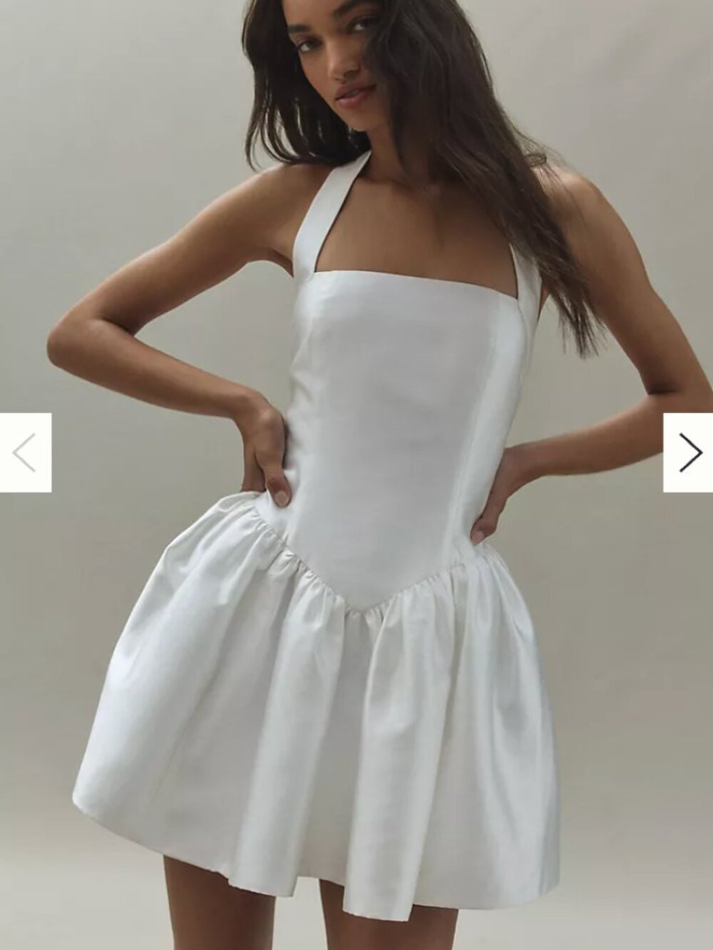 Anthropologie Mare Mare Drop-Waist Fit & Flare Mini Dress